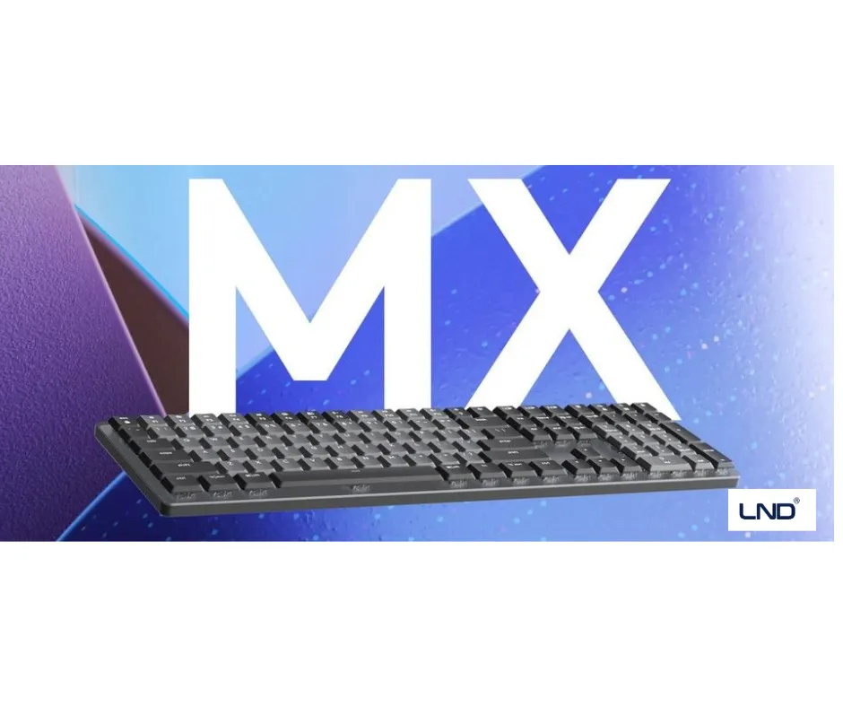 Logitech MX Mechanical wireless illuminated keyboard with low-profile mechanical keys