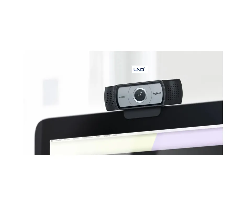 Logitech C930e professional Full HD webcam with wide-angle lens and noise-reducing microphones