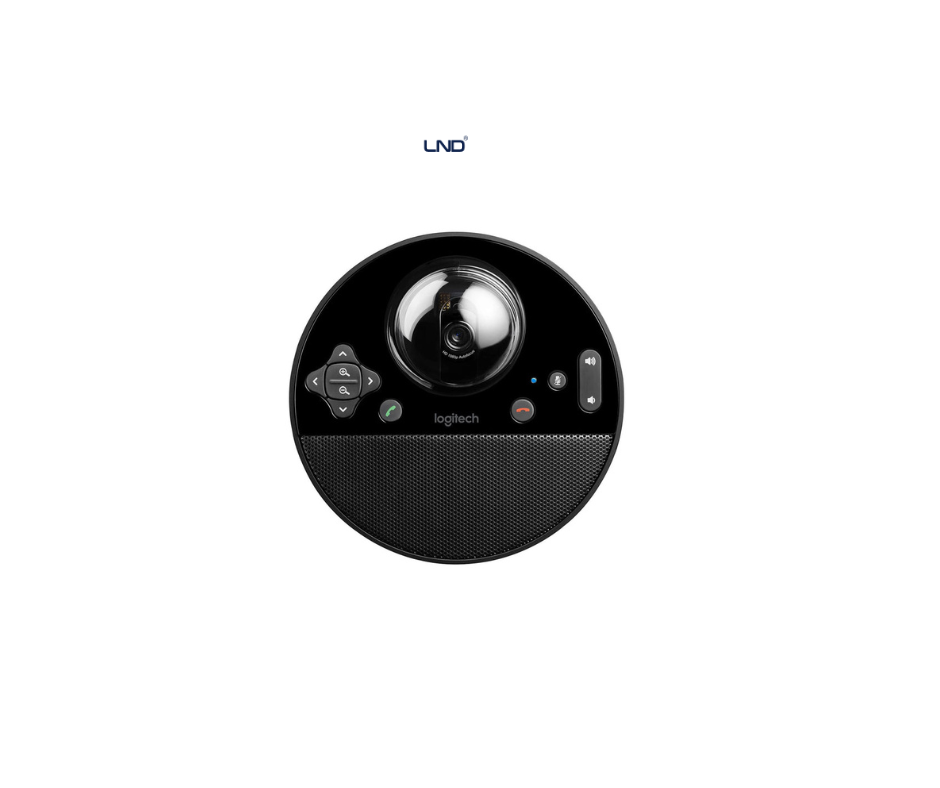 Top view of Logitech BCC950 ConferenceCam business video conferencing system